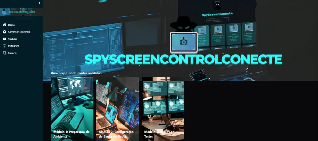 painel do aluno spyscreencontrolconecte